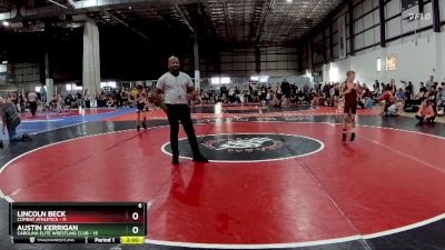 70 lbs Semifinals (4 Team) - Austin Kerrigan, CAROLINA ELITE WRESTLING CLUB vs Lincoln Beck, COMBAT ATHLETICS