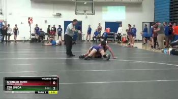 165 lbs Cons. Round 3 - Spencer Roth, Cornell College vs Zeb Gnida, Loras