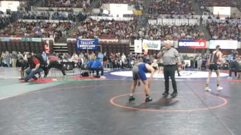 A - 118 lbs Champ. Round 1 - Leyton Olsen, Corvallis vs Tyson Syth, Sidney / Fairview