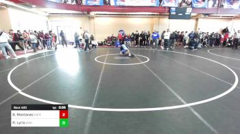 132 lbs Round Of 32 - Brian Montanez, Hope vs Ryan Lyrio, Ashland