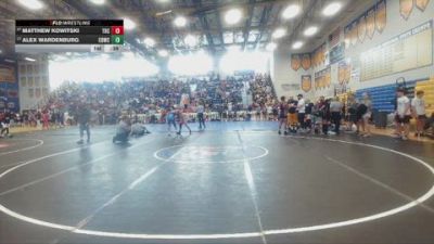 132 lbs Cons. Round 2 - Matthew Kowitski, Ponte Vedra vs Alex Wardenburg, Brevard FCA