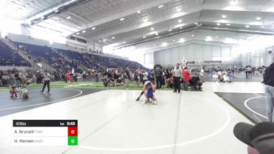 123 lbs 2nd Place - Allyson Brunolli, Threshold WC vs Hunter Hansen, Shootbox WC