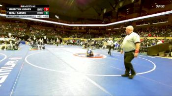 130 Class 2 lbs Champ. Round 1 - Madelynn Hughes, Central (St. Joseph) vs Micah Barnes, Ft. Zumwalt West