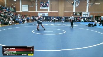 190 lbs Semifinal - Elijah Hawes, Layton vs Leimana Fager, Corner Canyon