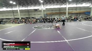 64-73 lbs Round 3 - Bella Kunzler, 208 Badgers vs Addison Aplin, Mountain Man Wrestling Club