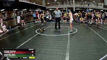 84 lbs Round 1 (8 Team) - Sawyer Akel, Florida Scorpions vs Tyler Tuttle, Takedown Elite