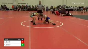 120 lbs Prelims - Lane Cowell, IA vs Vince Citrano, PA