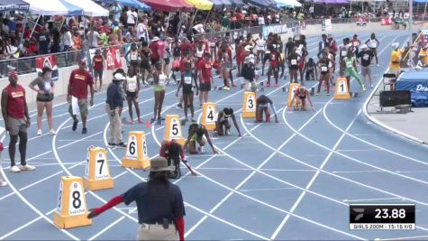 Youth Girls' 200m Championship, Semi-Finals 2 - Age 15-16