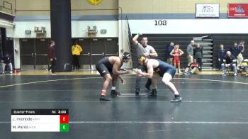 285 lbs Quarterfinal - Jeremiah Imonode, Army vs Mason Parris, Michigan