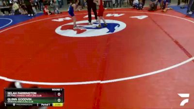 75 lbs Round 1 - Selah Farrington, Big Piney Pinners Wrestling Club vs Quinn Goodvin, Sheridan Wrestling Club