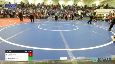 120 lbs 5th Place - Terico Leslie, Tulsa North Mabee Stampede vs Cohen Whiteley, Broken Arrow Wrestling Club