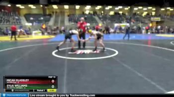 132 lbs Semis (4 Team) - Sylis Williams, 3A South Umpqua vs Micah Glassley, 3A Dayton