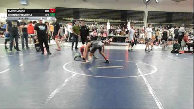 116 lbs Rr Rnd 7 - Elijah Logan, Apex - MSE vs Brennen Veverka, Revival X