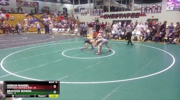 144 lbs Quarters & 1st Wb (16 Team) - Adrian Rangel, Northwest Whitfield High vs Braydon Bowen, Troup