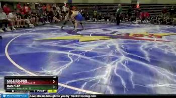 145 lbs Round 2 (4 Team) - Bas Diaz, Waverly - Shell Rock vs Cole Becker, Saint Michael Albertville