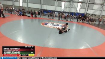 63 lbs Champ. Round 3 - Kayceon O`Bannon, FordDynastyWrestlingClub vs Angel Hernandez, Lewis Academy Wrestling