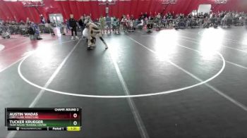 144 lbs Champ. Round 2 - Tucker Krueger, Team Nazar Training Center vs Austin Wadas, Cory Clark Wrestling