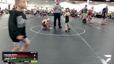 48 lbs Round 5 (8 Team) - Colby Kurtz, Mat Rats vs Kolton Smith, FL Scorpions