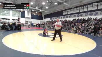 100 lbs Champ. Round 1 - Elisa Orosco, Sierra Vista vs Sienna Romero, Corona