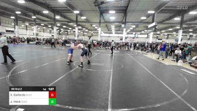 146 lbs Rr Rnd 2 - Xavier Gallardo, Mustang WC vs Joel Heck, Quad City Warriors