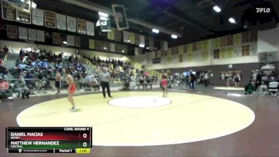 106 lbs Cons. Round 4 - Daniel Macias, Hemet vs Matthew Hernandez, Central