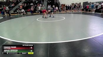 132 lbs 1st Place Match - Chance Fisher, Unattached vs Kieran Akerson, MWC Wrestling Academy