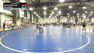 160 lbs Rr Rnd 1 - Christopher Casler, Indiana Outlaws Blue vs Will Buckler, Team Shutt King Penguin