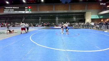 120 lbs Cons. Round 5 - Hailey Duke, Baker / Powder Valley vs Madison DeValle, Will C. Wood
