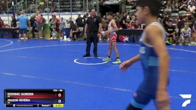 86 lbs Cons. Round 1 - Dominic Gorder, MI vs Mason Rivera, KS