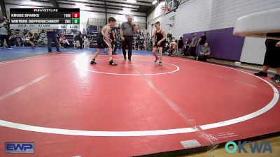 92 lbs Rr Rnd 1 - Kruse Sparks, Tonkawa Takedown Club vs Winters Depperschmidt, Cowboy Wrestling Club