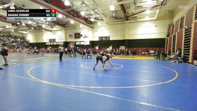 135 lbs Cons. Round 1 - Linda Saguilan, Warren vs Savana Turner, Beaumont