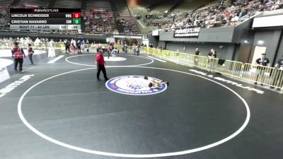 63 lbs Champ. Rd Of 64 - Cristian Navarro, Spring Hills Wrestling vs Lincoln Schneider, Wright Wrestling Academy