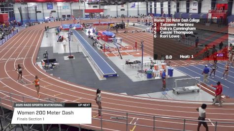 Women's 200m, Finals 1