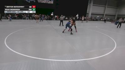 157 lbs Cons. Sub-rd Of 32 - Noah Ingwersen, Nebraska vs Britton Matejovsky, Eaglecrest Wrestling Club
