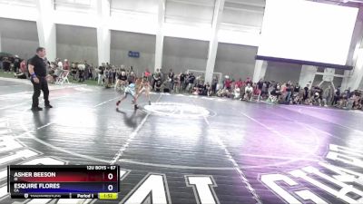 67 lbs Quarterfinal - Asher Beeson, ID vs Esquire Flores, CA