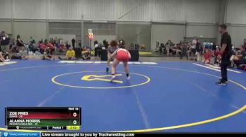 152 lbs Round 2 (6 Team) - Zoe Fries, Idaho vs Alahna Morris, Pennsylvania Red