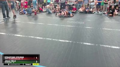 68 lbs Cons. Round 2 - Strafford Stevens, Level Up Wrestling Club vs Arian Melo, Gladiators