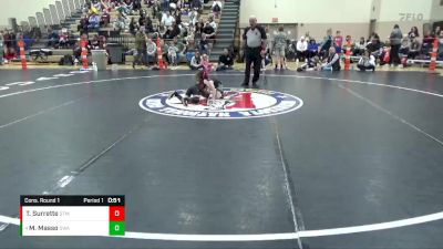 45 lbs Cons. Round 1 - Mariella Masso, Summit Wrestling Academy vs Tanner Surrette, STMA