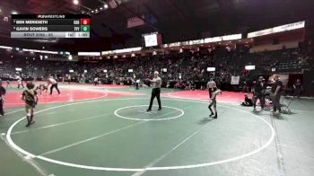 55 lbs 7th Place Match - Gavin Sowers, TVY2 vs Ben Meridieth, GGBA