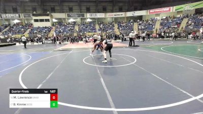 180 lbs Quarterfinal - Marques Lawrence, Grandview Wolves vs Bryce Kinnie, Sedgwick County