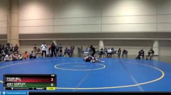 135 lbs Round 2 (6 Team) - Tyler Bill, Cypress Bay vs Joey Hartley, Tropics Wrestling