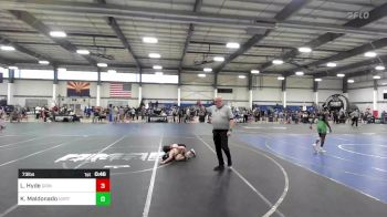 73 lbs 2nd Place - Liam Hyde, Grindhouse WC vs Kain Maldonado, Nvrtc