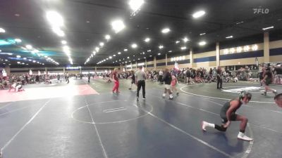 98 lbs Quarterfinal - Carlos Hernandez, Bad Cat WC vs LeShaun James, Ganado WC