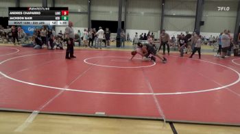 220 lbs 5th Place - Andres Chaparro, Lancaster vs Jackson Bair, New Oxford