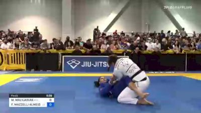 MARIA MALYJASIAK vs FERNANDA MAZZELLI ALMEIDA MAIO 2021 World Master IBJJF Jiu-Jitsu Championship