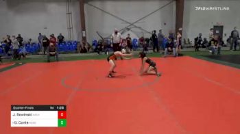 70 lbs Quarterfinal - Joseph Rowinski, Hackettstown vs Gabriella Conte, Hanover Park