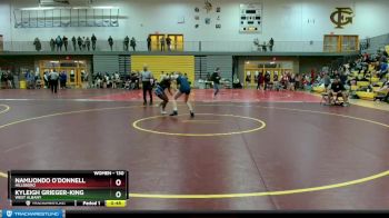 130 lbs Cons. Semi - Kyleigh Grieger-King, West Albany vs Namuondo O`Donnell, Hillsboro