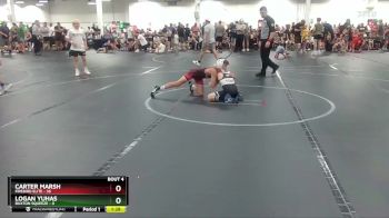 76 lbs Round 2 (6 Team) - Carter Marsh, Firebird Elite vs Logan Yuhas, Buxton Squeeze
