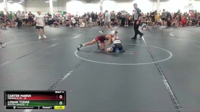 76 lbs Round 2 (6 Team) - Carter Marsh, Firebird Elite vs Logan Yuhas, Buxton Squeeze