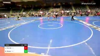 132 lbs Quarterfinal - Joshua Garcia, Spartan Mat Club vs Gage Nolan, HURRICANE WRESTLING ACADEMY